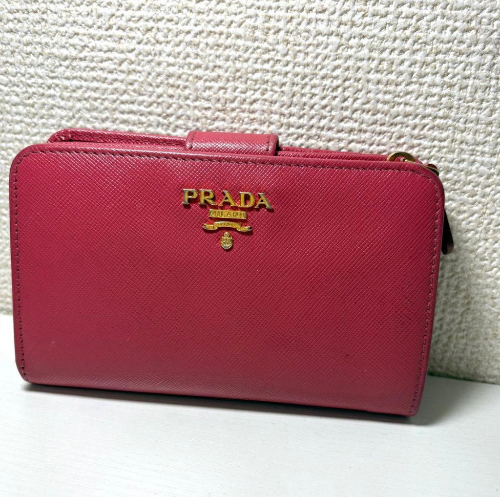 Prada Portefeuille – Cuir – Authentique Boutique – Bon État