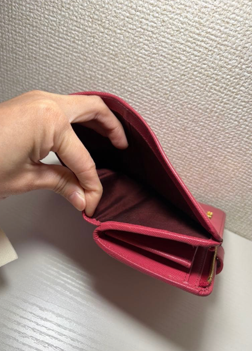 Prada Portefeuille – Cuir – Authentique Boutique – Bon État