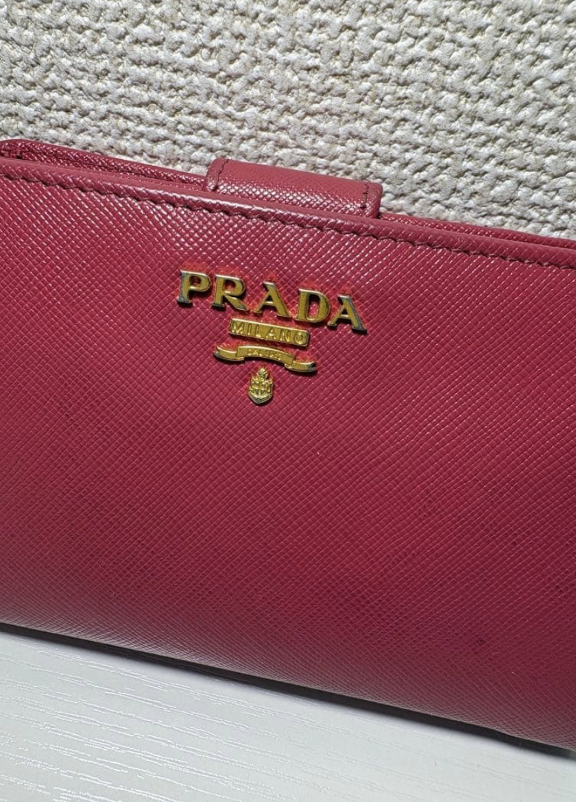 Prada Portefeuille – Cuir – Authentique Boutique – Bon État