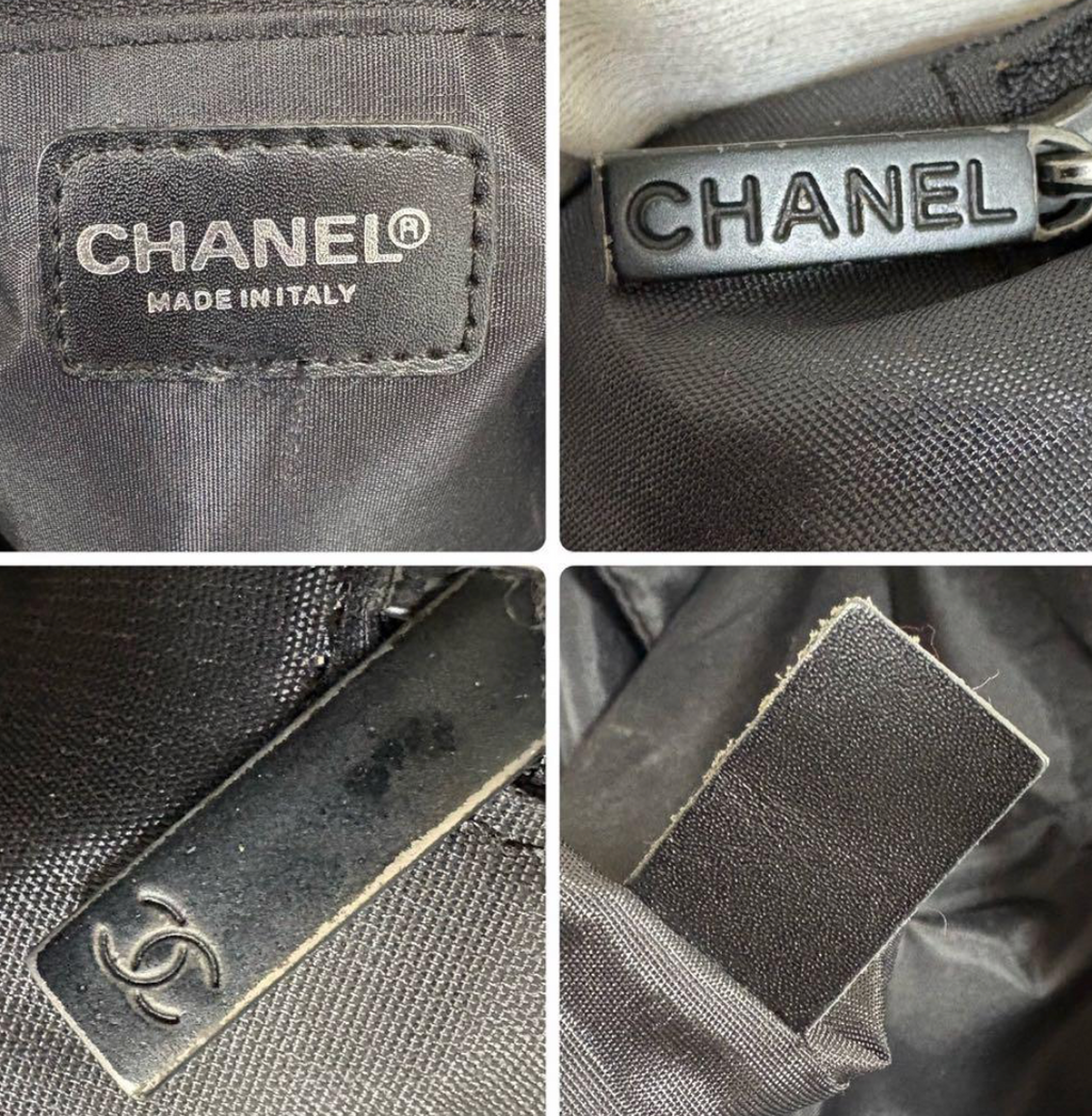 Cabas Chanel New Travel Line MM – Tote Bag Noir – A4 – Coco Mark