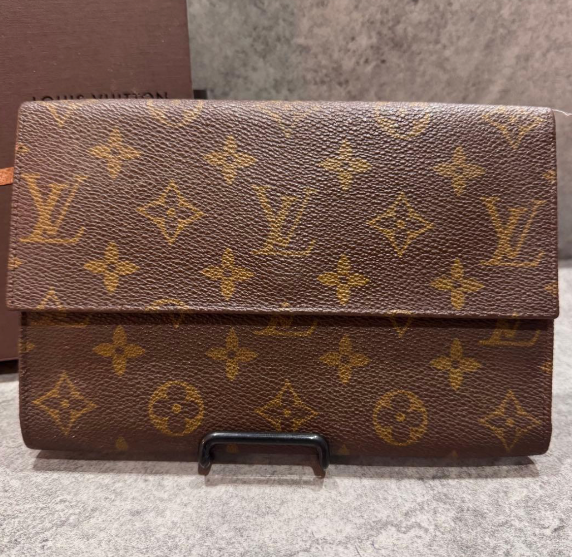 Louis Vuitton Portefeuille Monogram – Cuir – Avec Boîte