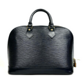 Louis Vuitton Alma Epi Black Leather Tote Bag M52142