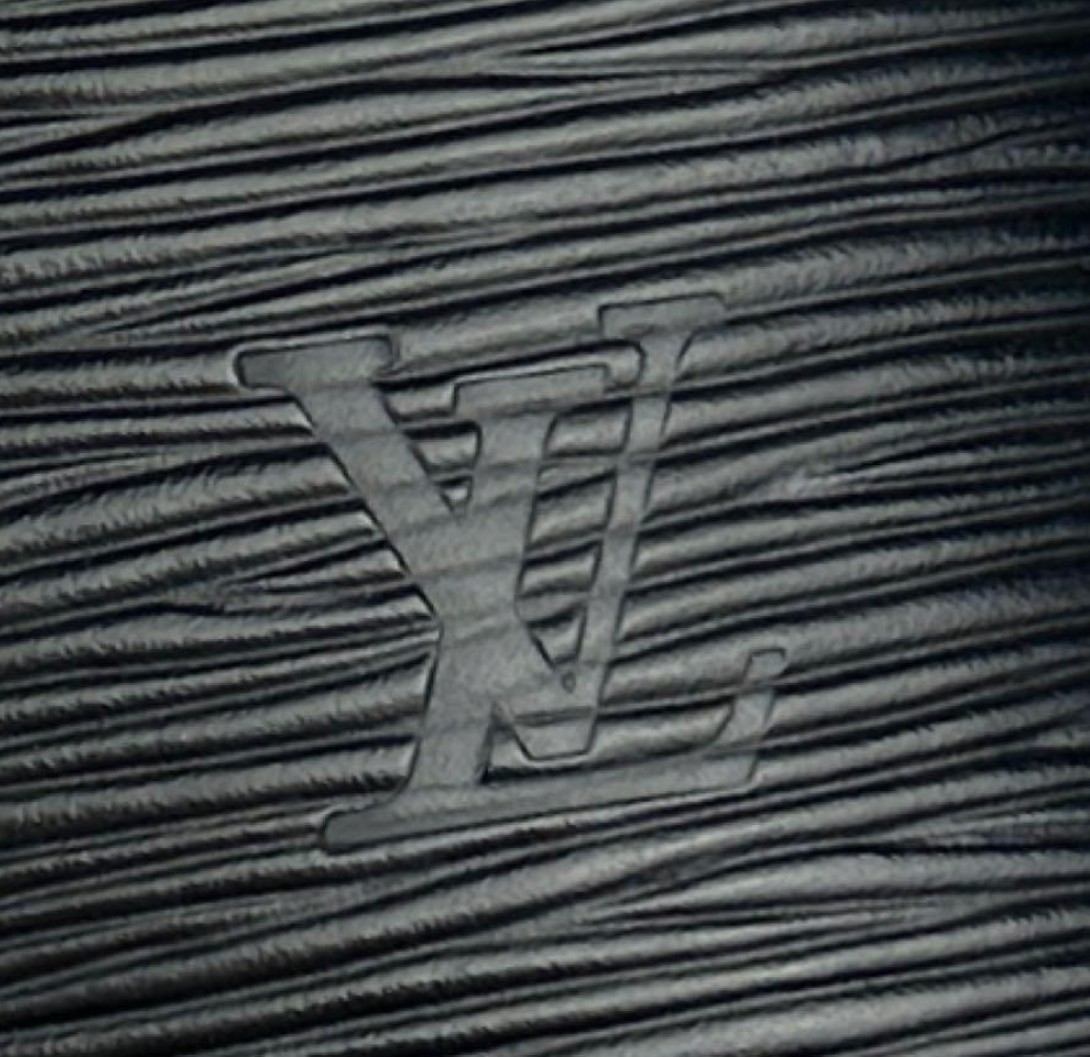 Louis Vuitton Alma Epi Black Leather Tote Bag M52142