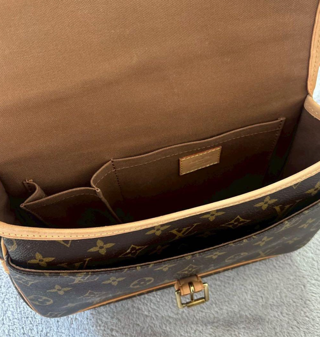 Louis Vuitton Solongne Monogram Crossbody Bag Brown