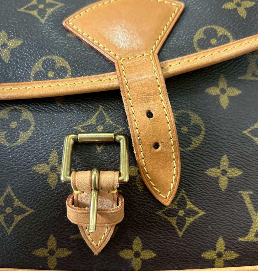 Louis Vuitton Solongne Monogram Crossbody Bag Brown