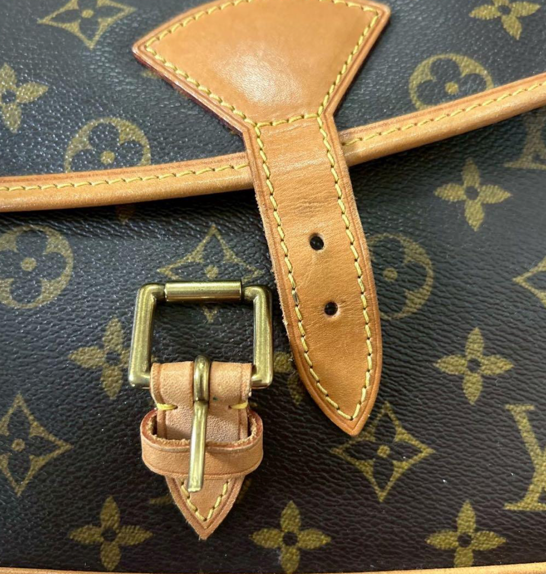 Louis Vuitton Solongne Monogram Crossbody Bag Brown