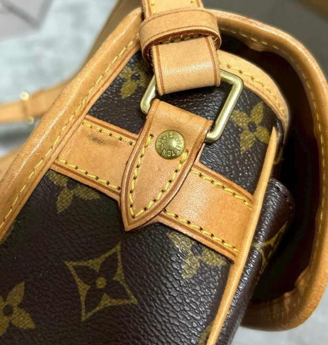 Louis Vuitton Solongne Monogram Crossbody Bag Brown