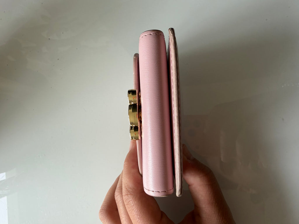Portefeuille Celine Rose – Cuir Luxe 💗