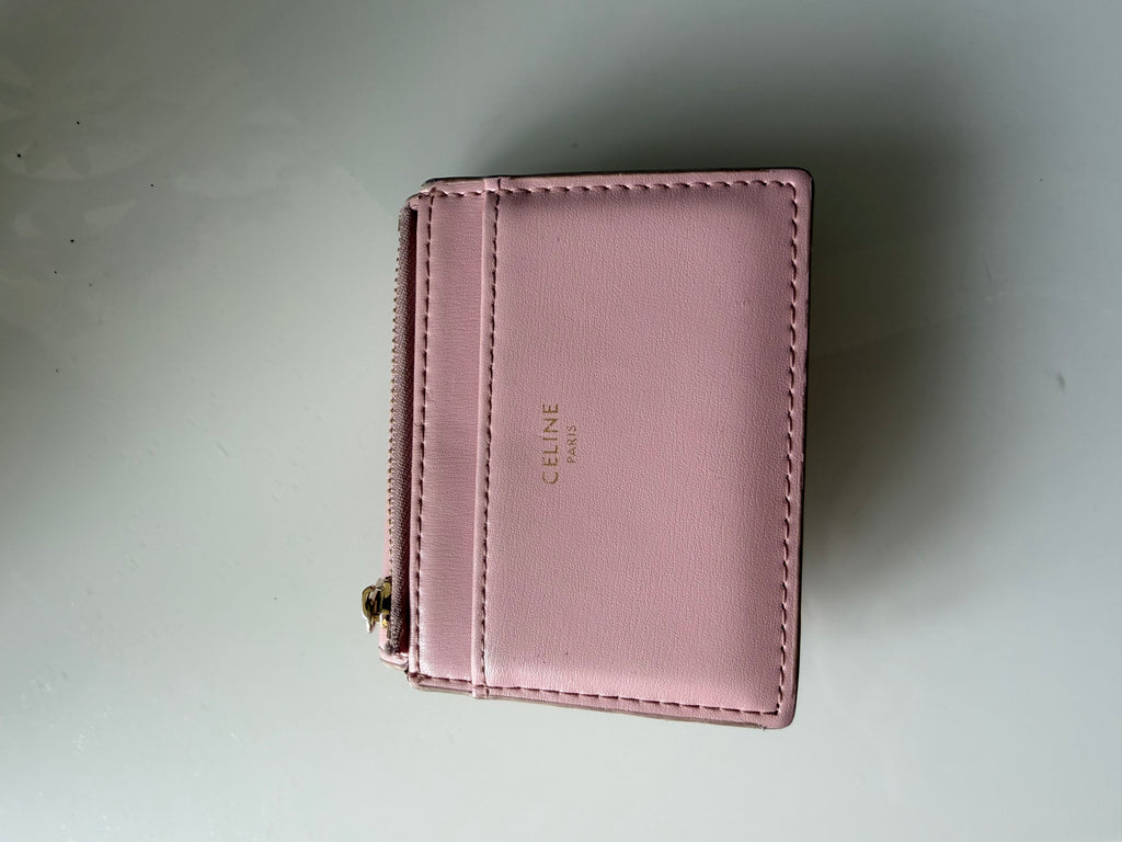 Portefeuille Celine Rose – Cuir Luxe 💗