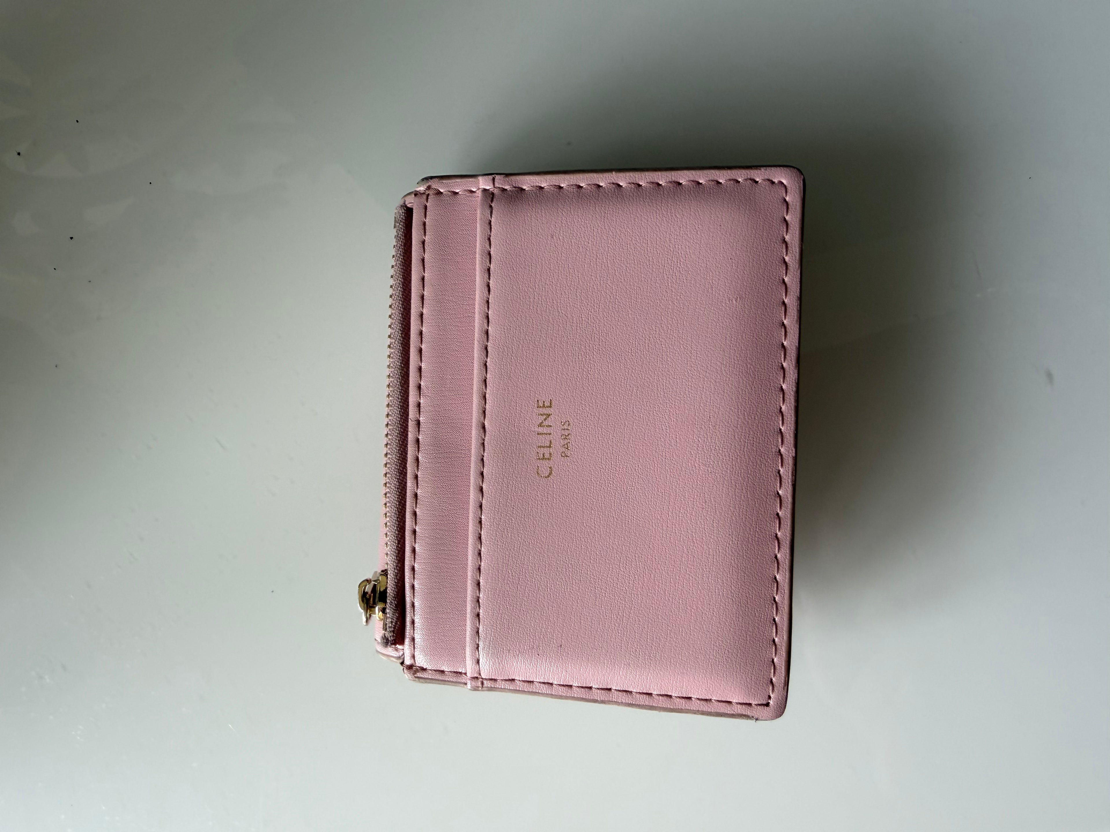 Portefeuille Celine Rose – Cuir Luxe 💗