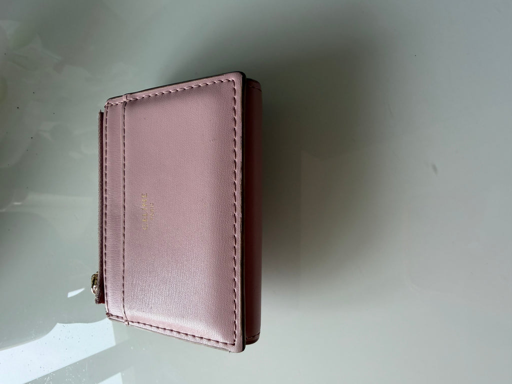 Portefeuille Celine Rose – Cuir Luxe 💗