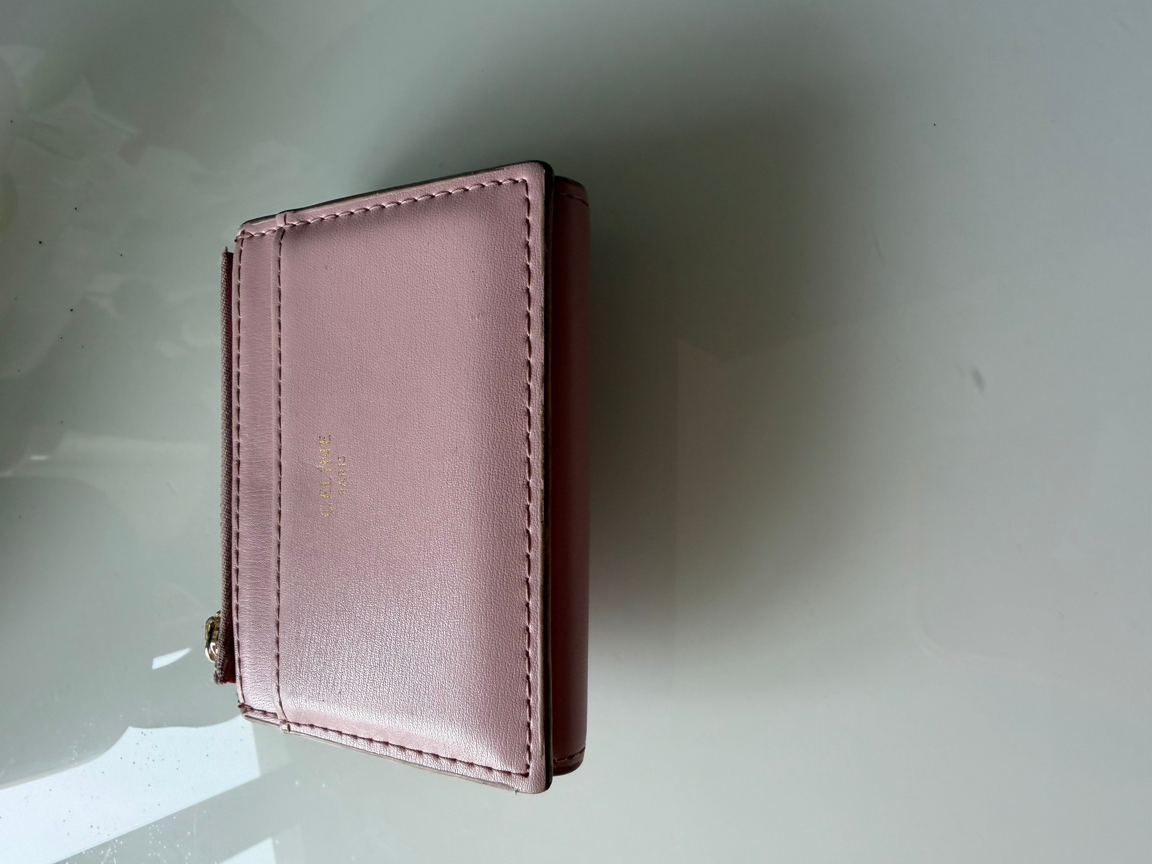 Portefeuille Celine Rose – Cuir Luxe 💗