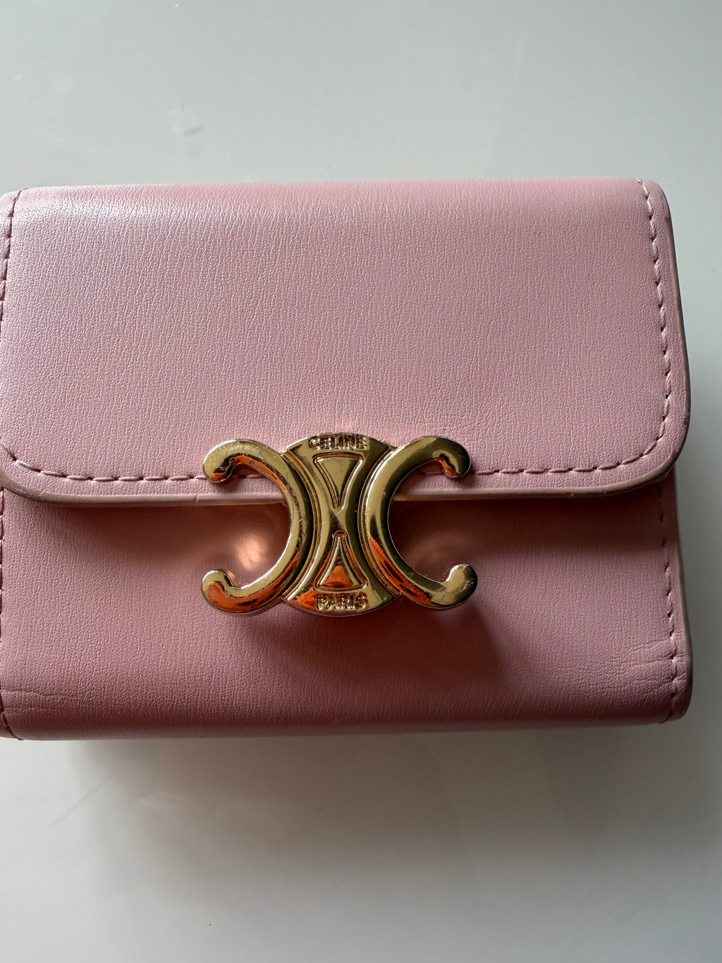 Portefeuille Celine Rose – Cuir Luxe 💗