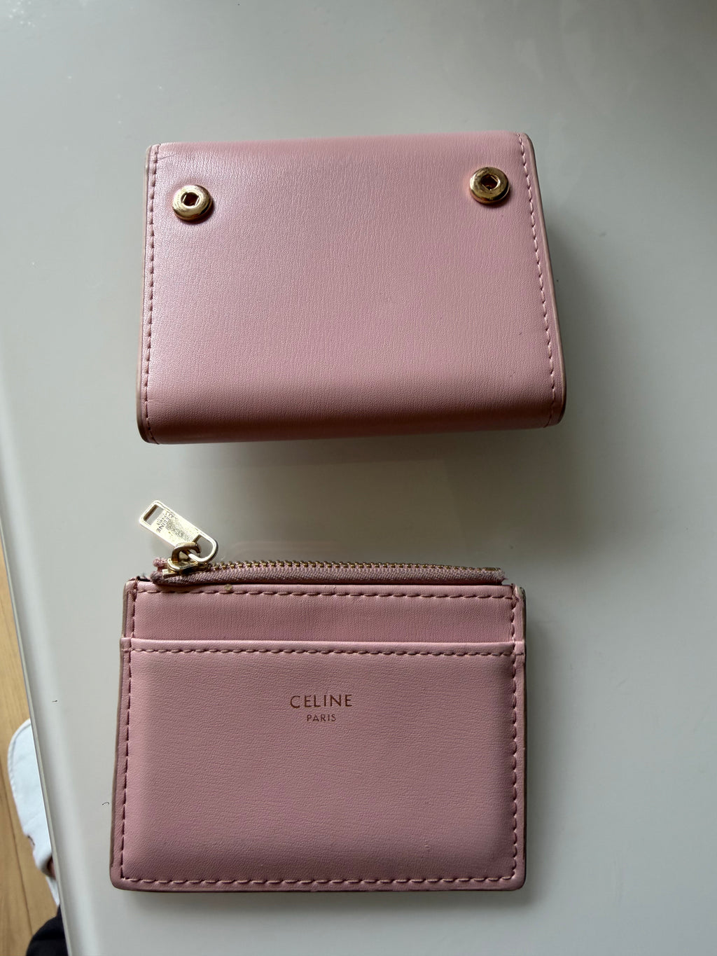 Portefeuille Celine Rose – Cuir Luxe 💗