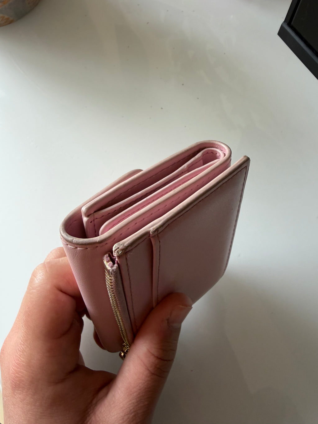 Portefeuille Celine Rose – Cuir Luxe 💗