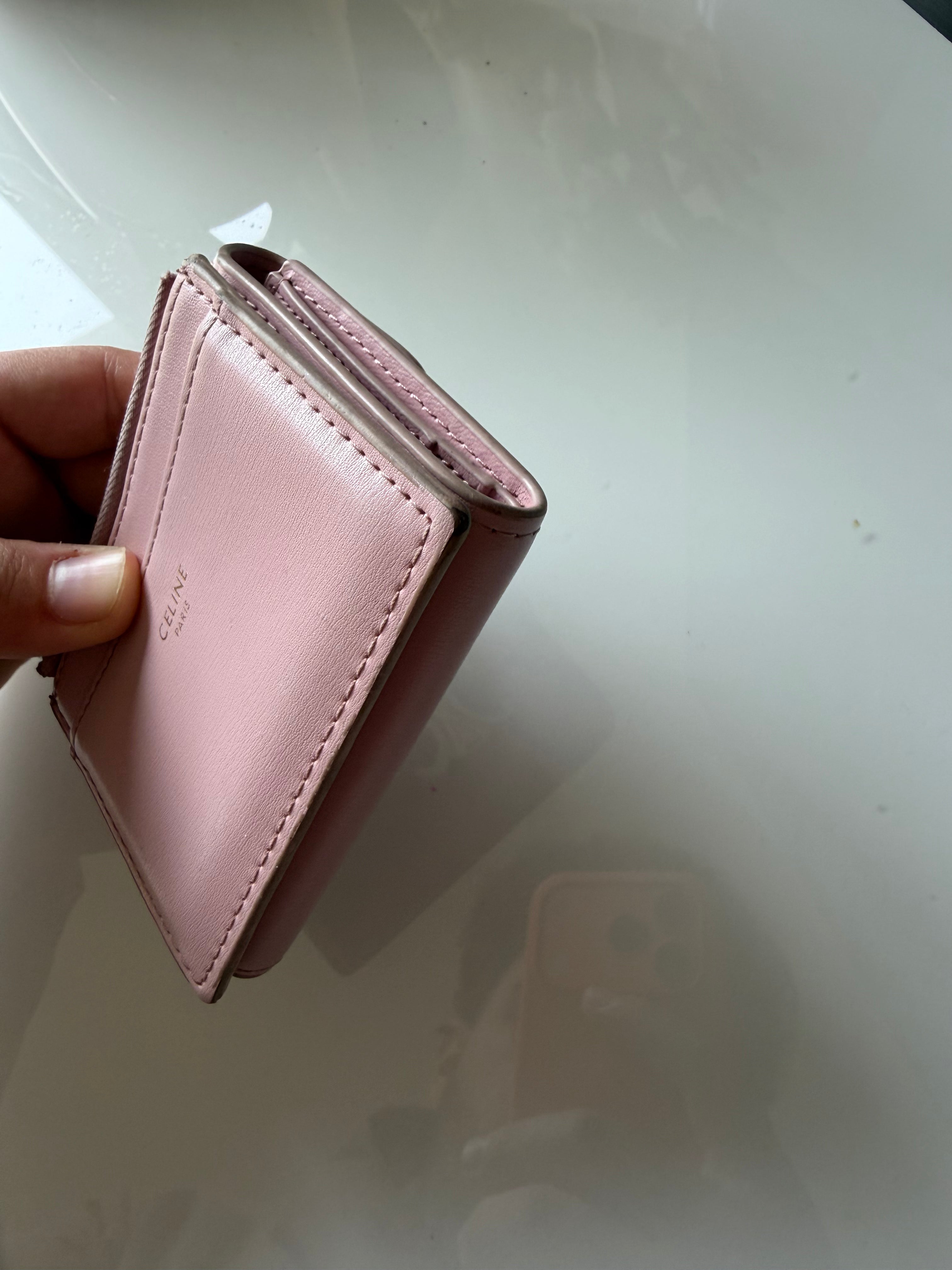 Portefeuille Celine Rose – Cuir Luxe 💗