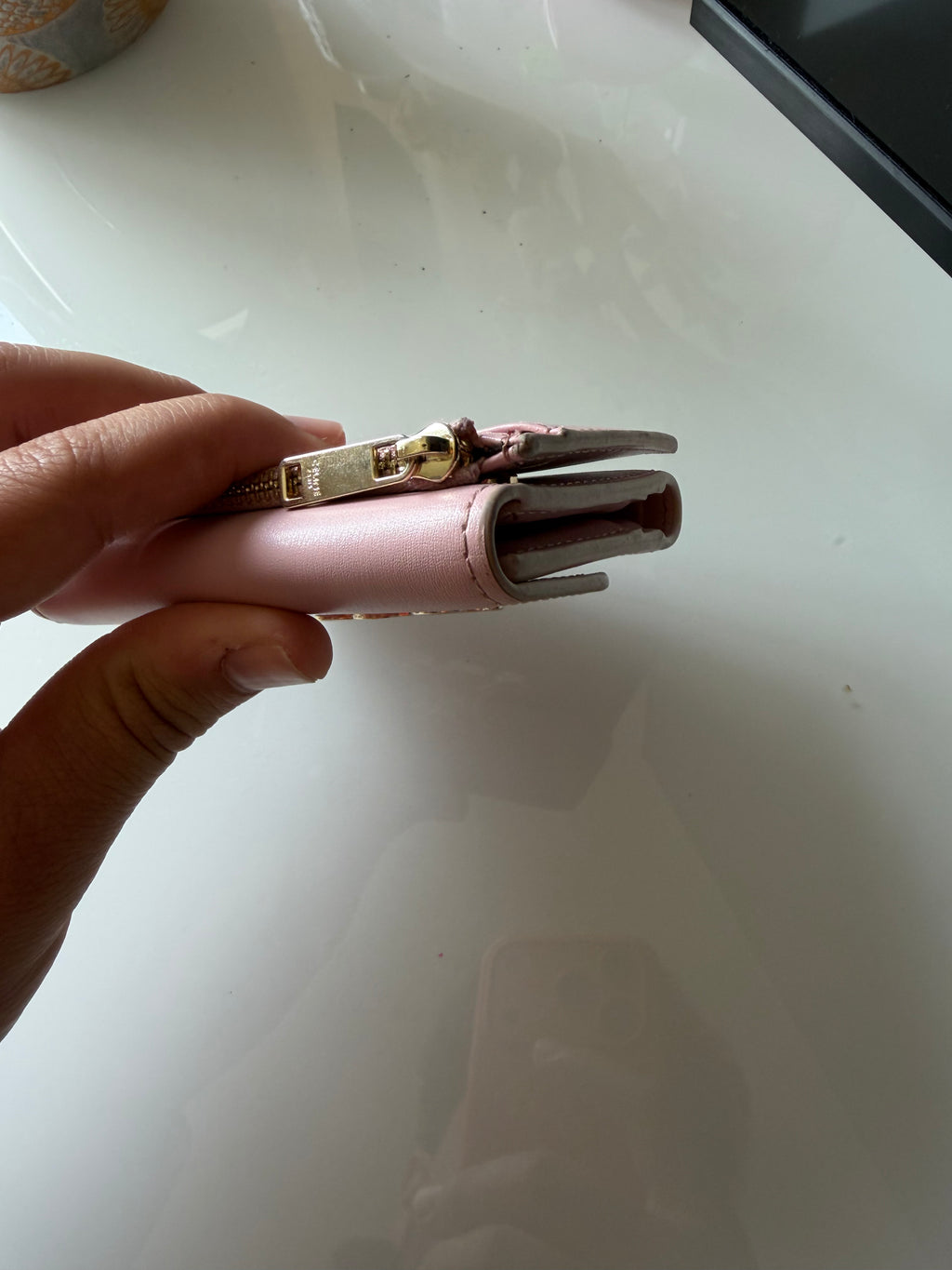 Portefeuille Celine Rose – Cuir Luxe 💗